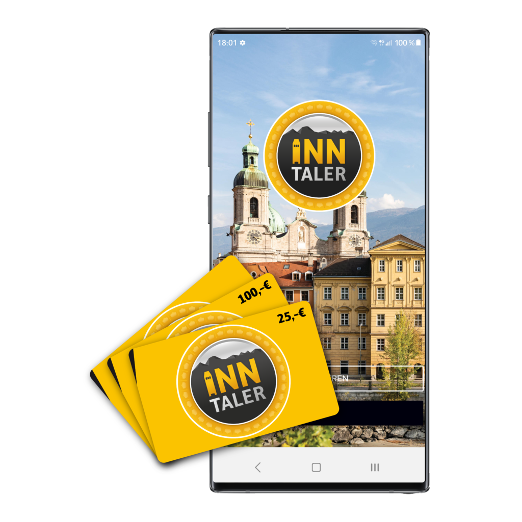Inn-Taler-Geschenkkarten und die Inn-Taler-App